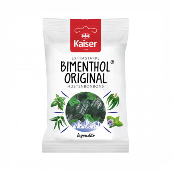 Kaiser Bimenthol Original, Hustenbonbons, 85 Gramm